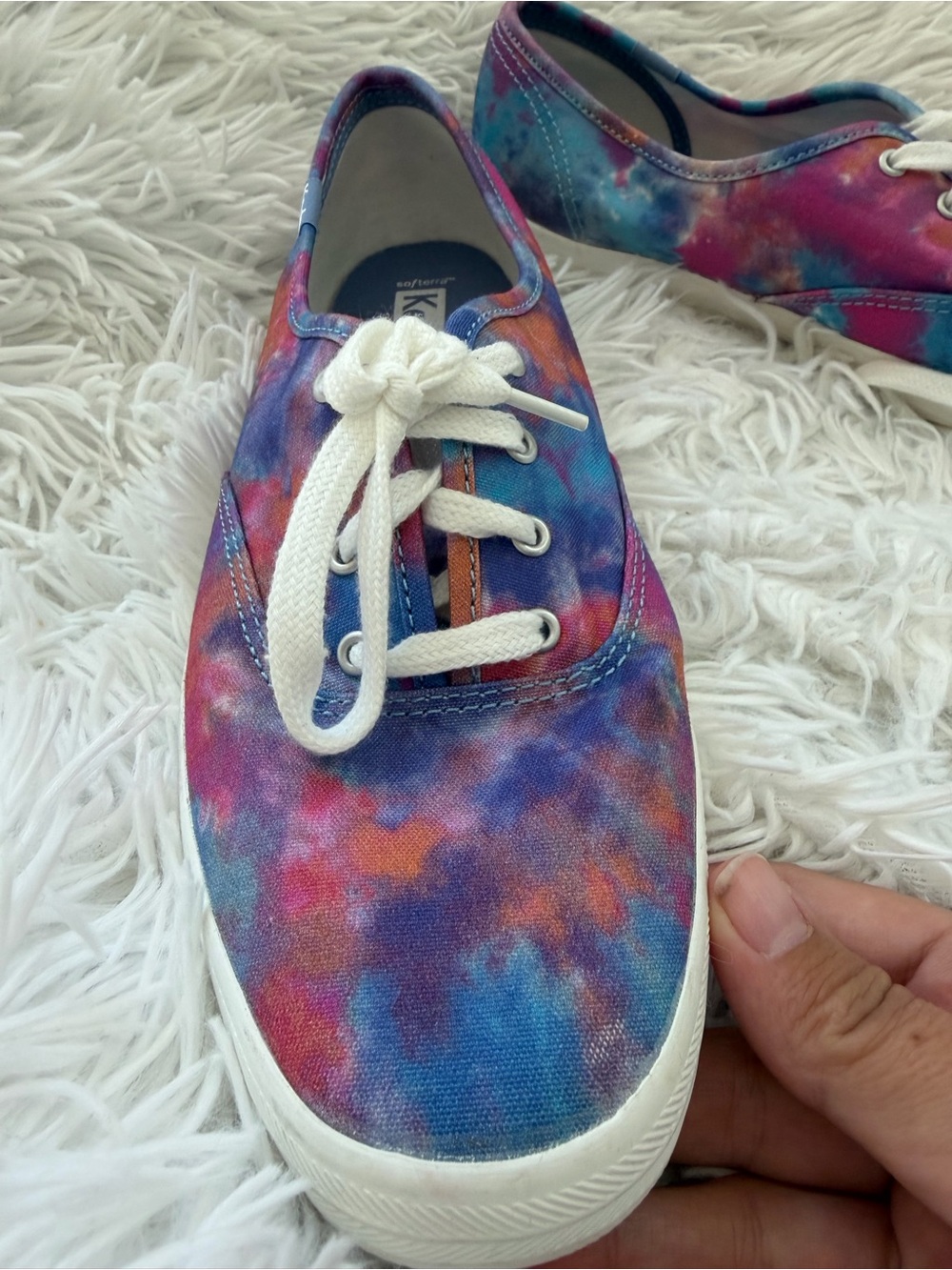 Keds Tie-Dye Canvas Sneakers Women's Size 9 Like New — image 2 of 7